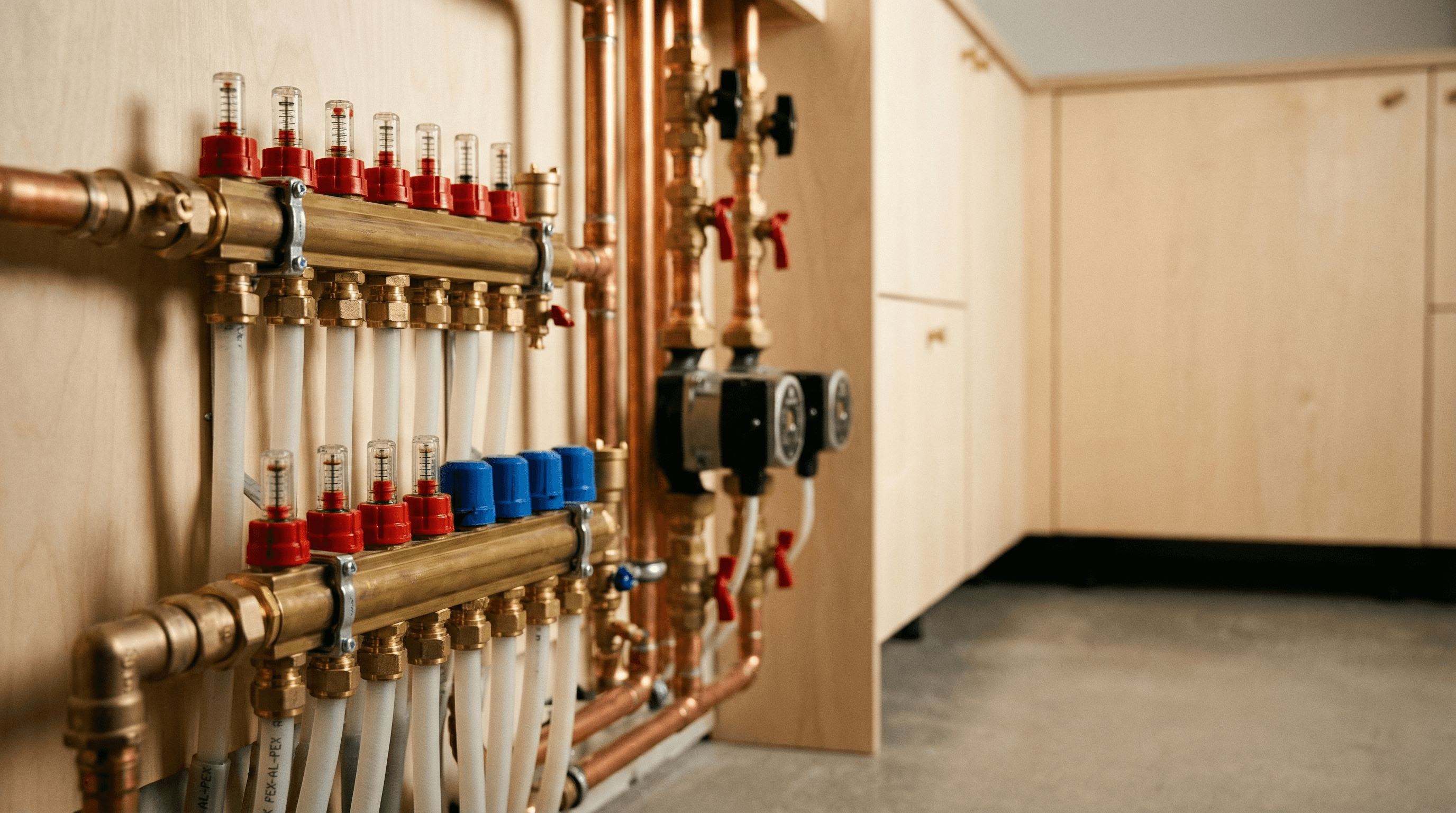 Vattenburet golvvärmesystem